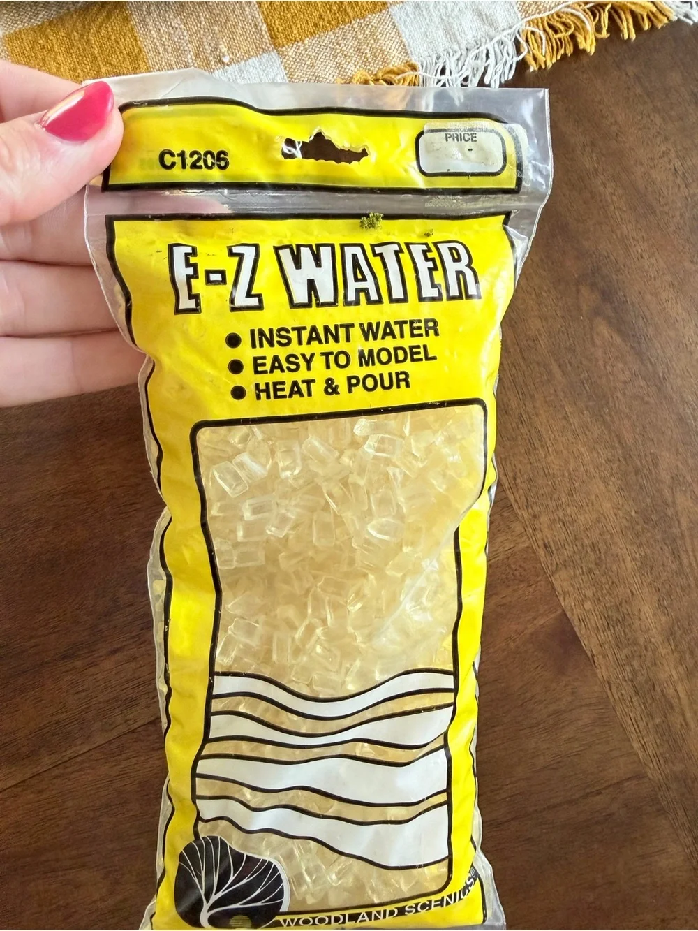 Woodland Scenics E-Z Water C1206 16 oz Bag New Not Opened Easy To Model